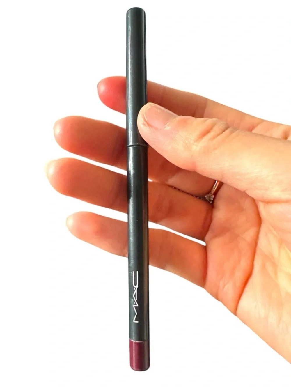 RARE NEW MAC DISCONTINUED CREMESTICK GEL Lip Eye Liner VELVETELLA dark plum 0.25